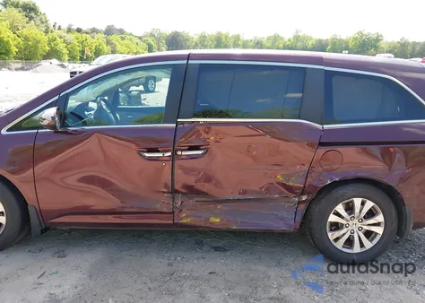 2014 Honda Odyssey Ex-L from USA, damaged, VIN 5FNRL5H64EB076088